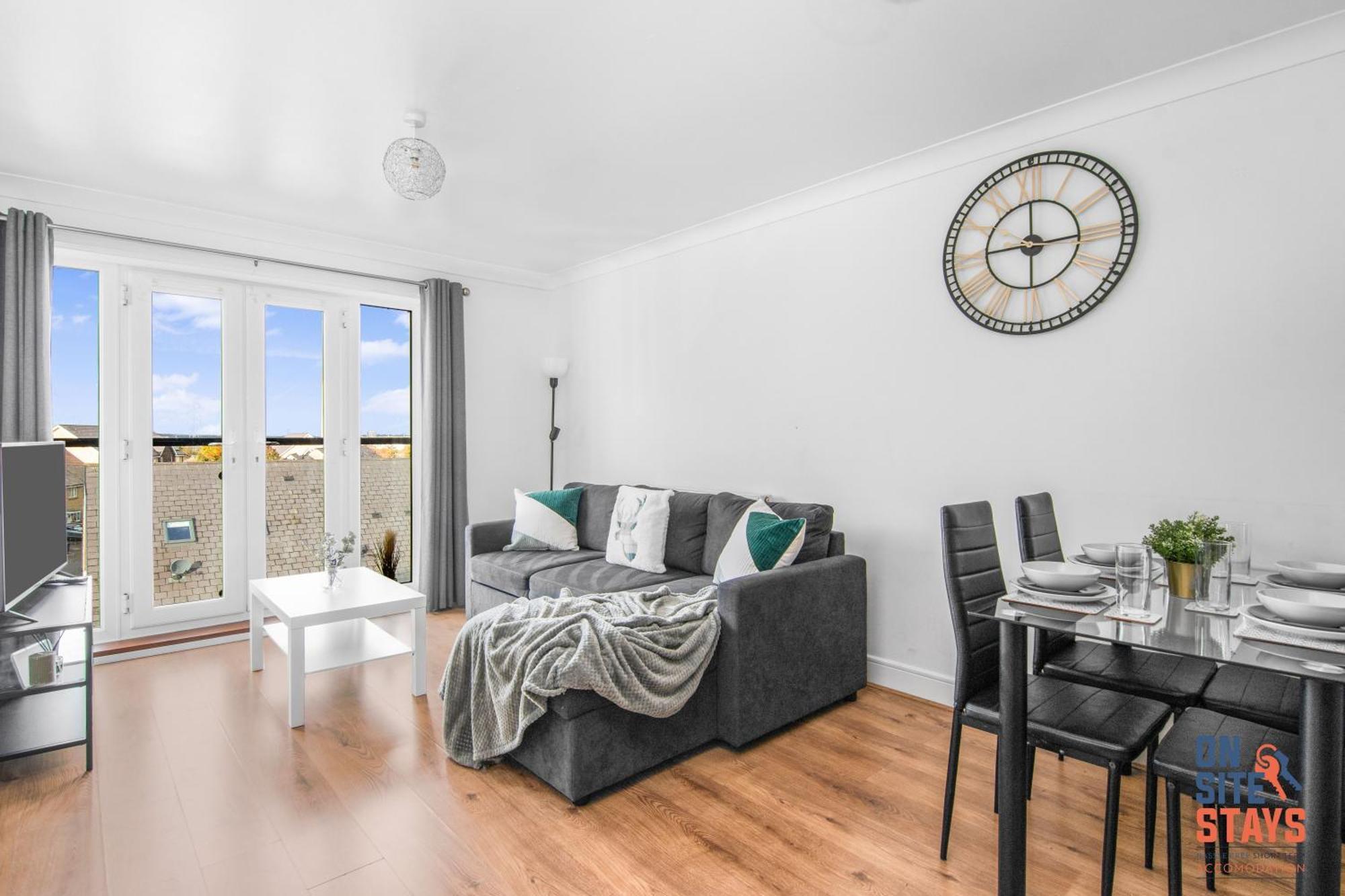 Onsitestays - Cosy 2-Bedroom Apartment With Free Parking, Wi-Fi & London Links Northfleet Buitenkant foto