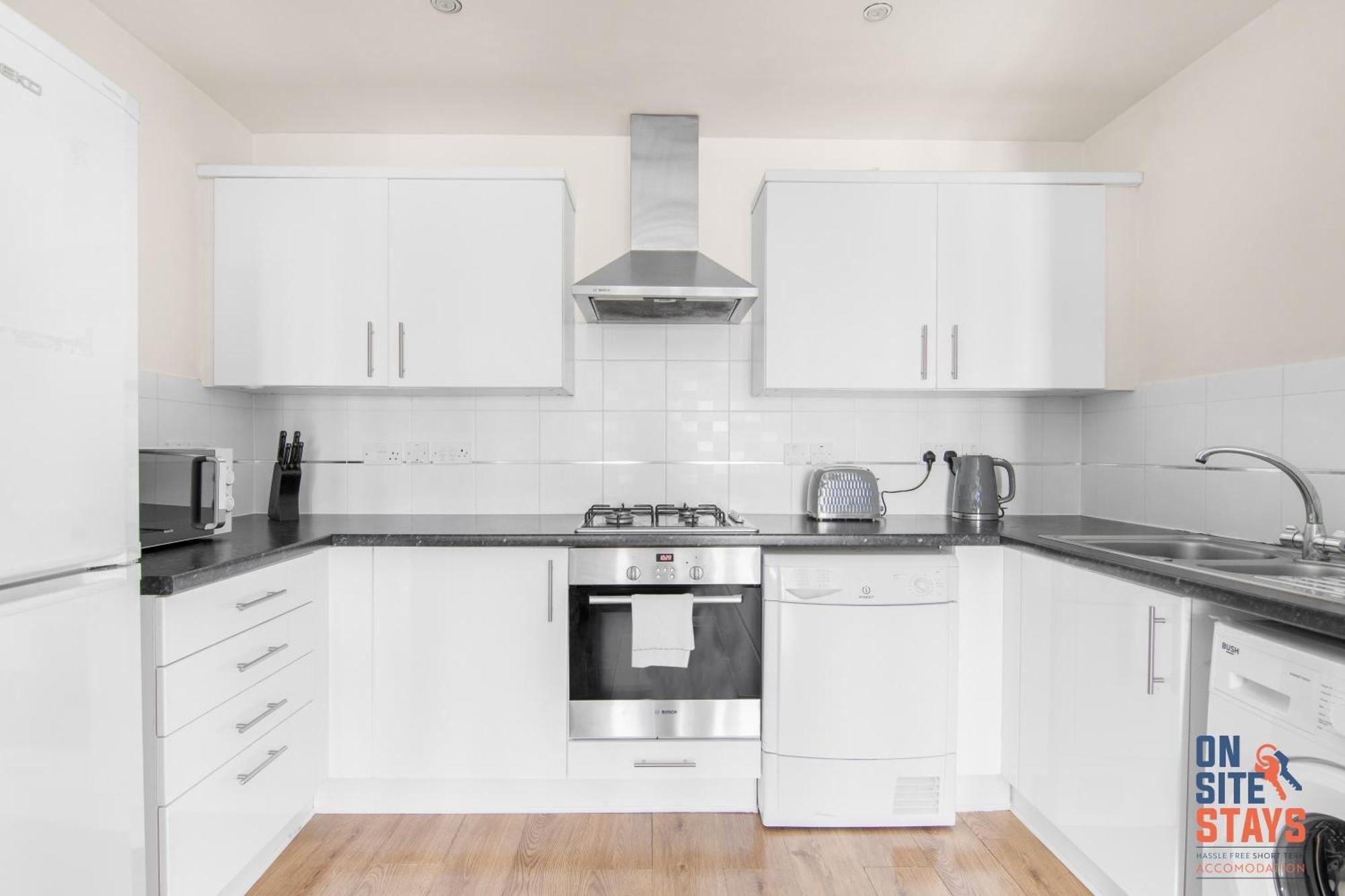 Onsitestays - Cosy 2-Bedroom Apartment With Free Parking, Wi-Fi & London Links Northfleet Buitenkant foto